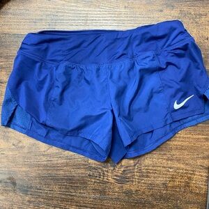 Blue dri fit Nike shorts size small